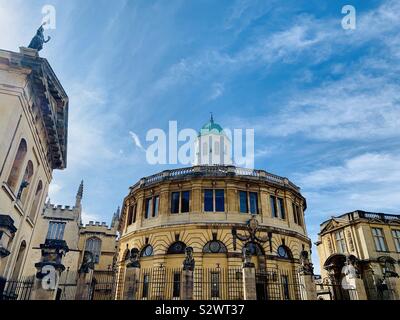 Bodleian Library et Sheldonian Theatre, Oxford Banque D'Images