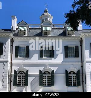 Détail de la montagne, le domaine conçu par l'auteur Edith Wharton, où elle et son mari Edward vit à partir de 1902-1911, Lenox, Massachusetts, United States. Banque D'Images