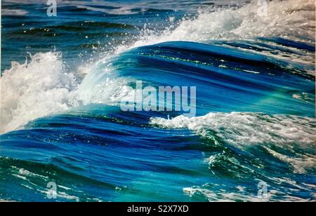 Mer Agitée au Apollo Bay, Victoria, Australie Banque D'Images