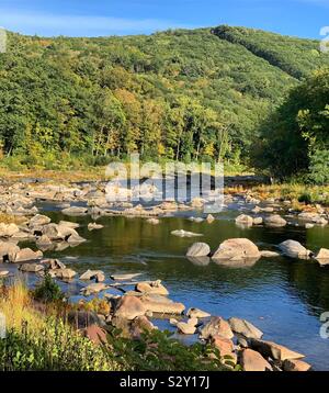 Paysage, Shelburne Falls, Massachusetts, United States Banque D'Images