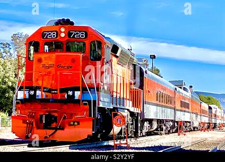 Royal Gorge Railway Cañon City Colorado Banque D'Images