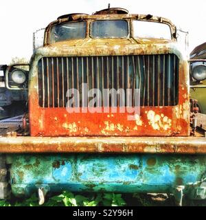 Musée de véhicules soviétique, l'Estonie Banque D'Images