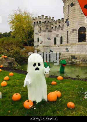 Ghost Lego à Legoland Windsor Banque D'Images