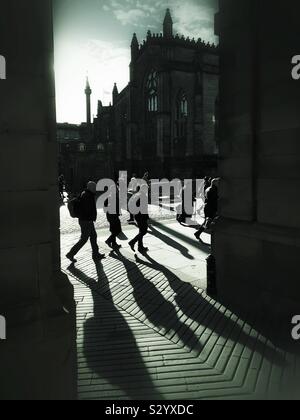 Royal Mile Edinburgh Banque D'Images