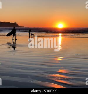 Cox Bay, Tofino, BC Banque D'Images