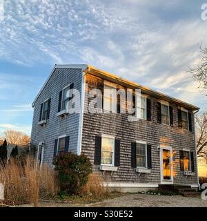 Une maison près de Mayflower Beach, Dennis, Cape Cod, Massachusetts, United States Banque D'Images