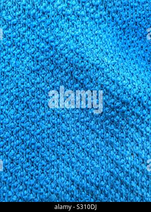 Tissu motif bleu Banque D'Images