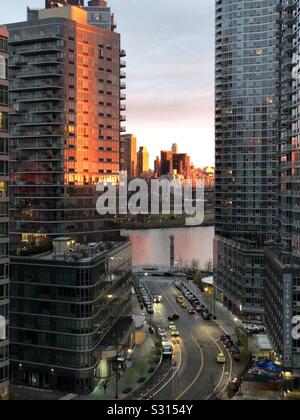 Nouveau développement - Luxury Rentals sur Center Blvd, Long Island City, Queens Banque D'Images