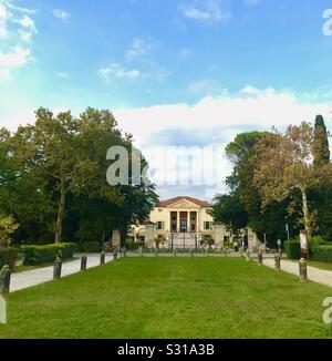 Villa Emo (par Andrea Palladio), Fanzolo di Vedelago, Treviso, Italie Banque D'Images