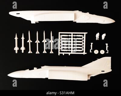 1/72 grenouille Phantom F-4 modèle réduit d'aéronef Banque D'Images