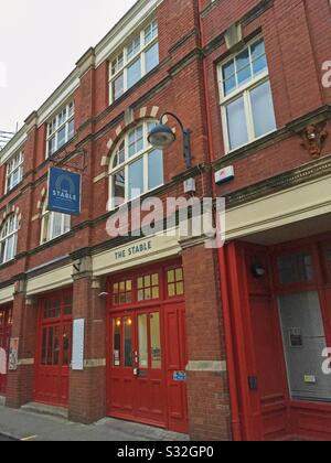 The stable, une plate-forme de collègue pour les indépendants et les petites entreprises de Weston-super-Mare, Royaume-Uni Banque D'Images
