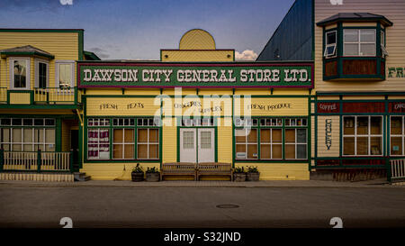 Magasin général de Dawson City Banque D'Images