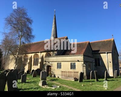 Église St Bartholomew, Horley, Surrey, Angleterre Banque D'Images