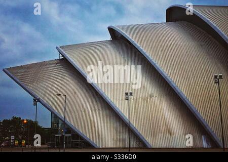 Clyde Auditorium (Armadillo) fait partie du Scottish Event Campus sur la rivière Clyde à Glasgow, en Écosse. Banque D'Images