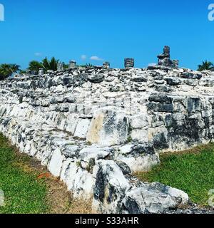 Site Archéologique D'El Rey, Cancun, Quintana Roo, Mexique Banque D'Images