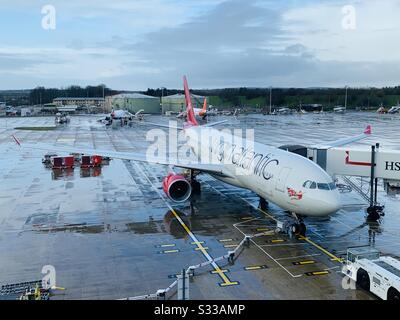 Airbus Virgin Atlantic A330-223 G-VMNK « Croyant de Daydream » Banque D'Images