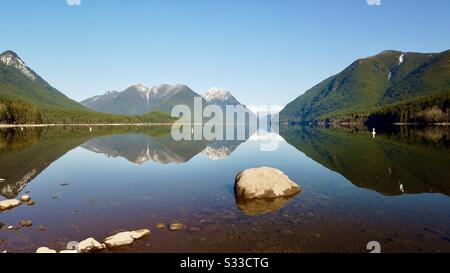 Lac Alouette Parc Provincial Golden Ears Maple Ridge Vancouver Colombie-Britannique Canada Banque D'Images