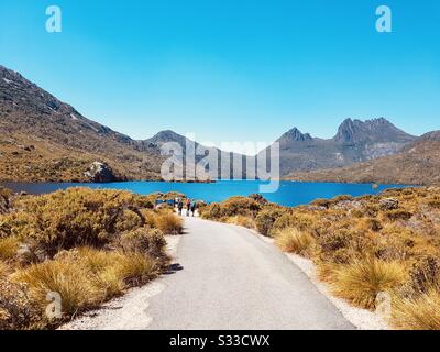 Cradle Mountain, en Tasmanie Banque D'Images