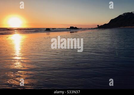 Plage De L'État D'El Matador. Malibu, Californie États-Unis. Banque D'Images