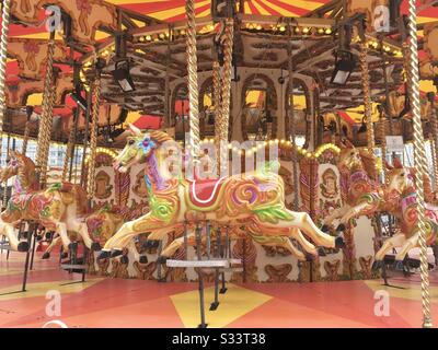 Merry go round Banque D'Images