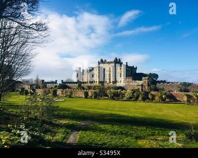 Château Culzean, National Trust for Scotland, sur le Firth of Clyde Coast, Ayrshire, Ecosse au printemps Banque D'Images