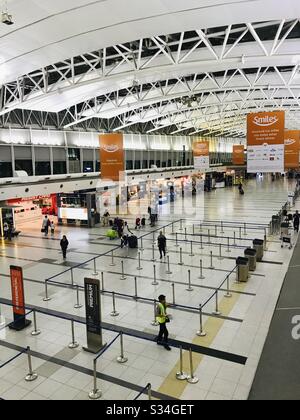 Tôt le matin à l'aéroport international Ministro Pistarini, Buenos Aires, Argentine Banque D'Images