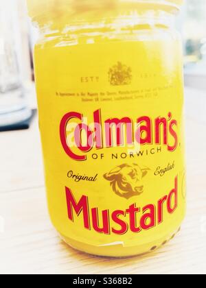 Colman's mustard Banque D'Images