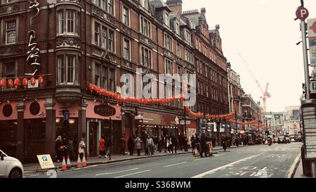 China town à Londres Banque D'Images