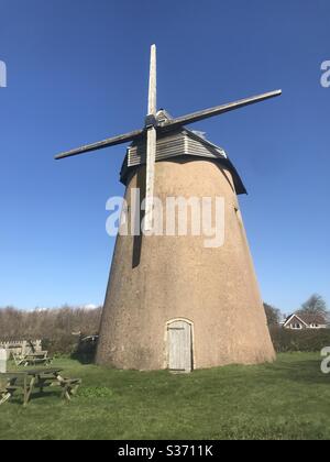 Moulin à vent de Bembridge, île de Wight, Royaume-Uni Banque D'Images