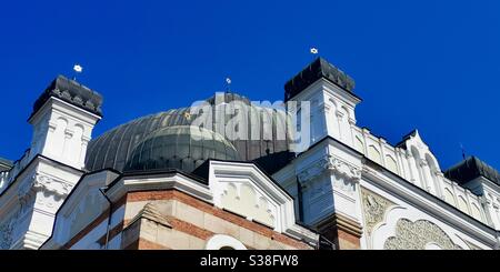 La synagogue principale de Sofia, Bulgarie. Banque D'Images