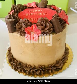Gâteau d’anniversaire Banque D'Images