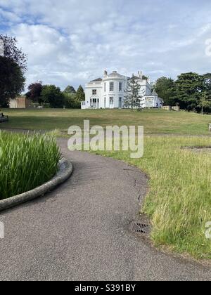 La Maison Blanche à Norwood Grove, dans le sud de Londres Banque D'Images