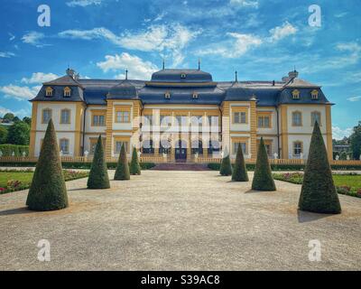 Résidence d'été Palace près de Würzburg. Banque D'Images