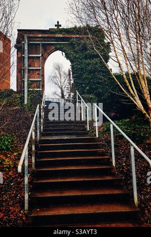 North Portland Street Arch, Rottenrow Gardens, Glasgow, Écosse. Banque D'Images