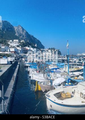 Capri en septembre Banque D'Images