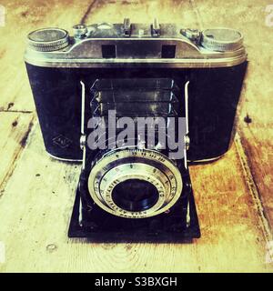 Caméra analogique 120 film Agfa isolette III. Banque D'Images