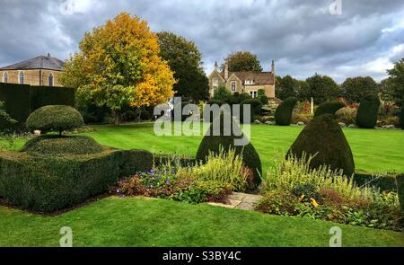 Les jardins des courts. Confiance nationale Banque D'Images