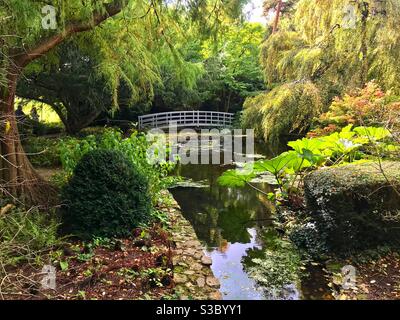 Les jardins des courts. Confiance nationale Banque D'Images