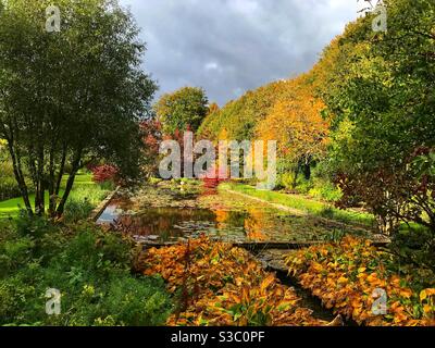 Les jardins des courts. Confiance nationale Banque D'Images