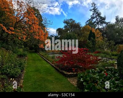 Les jardins des courts. Confiance nationale Banque D'Images