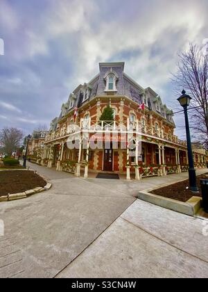 Hôtel Prince of wales à Niagara on the Lake Villagehotel, restaurant, bâtiment historique Banque D'Images