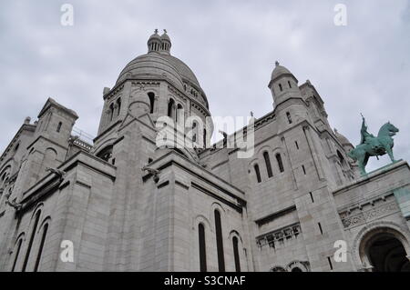 Sacré-cœur depuis le bas Banque D'Images