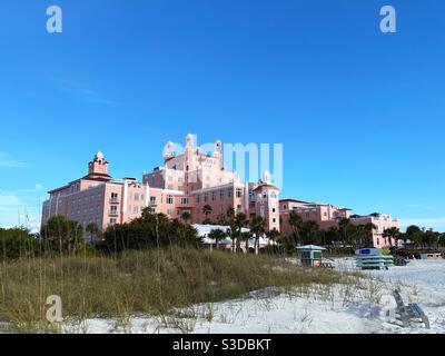 Hôtel Don Cesar à Saint-Pétersbourg, Floride. Banque D'Images