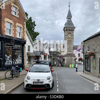 Hay-on-Wye à la frontière entre l'Angleterre et le pays de Galles Banque D'Images