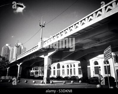 Pont de Viaduto Santa Teresa à Belo Horizonte, Brésil Banque D'Images