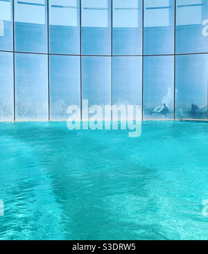 Octobre 2020. Dans la partie extérieure de la piscine intérieure/extérieure Eclipse, Ocean Casino Resort, Atlantic City, New Jersey, États-Unis Banque D'Images