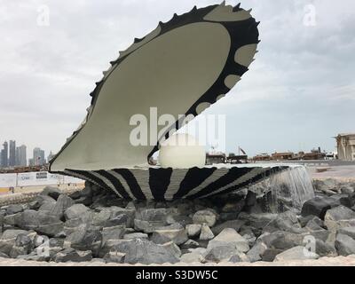 Monument de la perle à Doha, Qatar Banque D'Images
