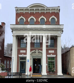 Old Berkshire Courier Building, Great Barrington, Berkshire County, Massachusetts, États-Unis Banque D'Images