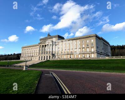 Parlement, Stormont, Belfast, Irlande du Nord Banque D'Images