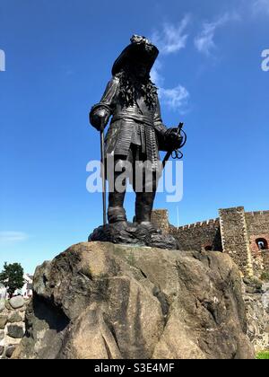 Monument du Roi William III, Carrickfergus, Irlande du Nord Banque D'Images